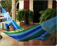 Mexican Hammocks are ideal as presents for blokes