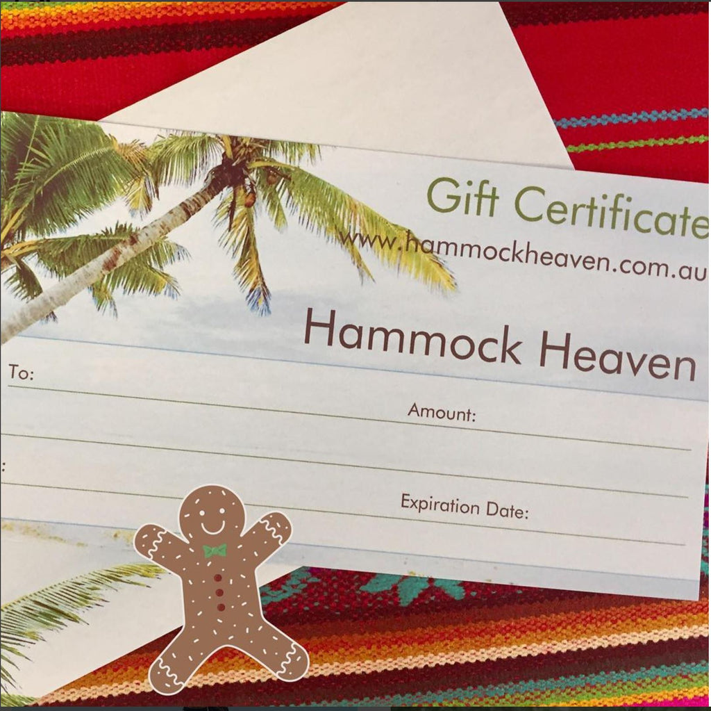 Hammock Heaven Gift Vouchers