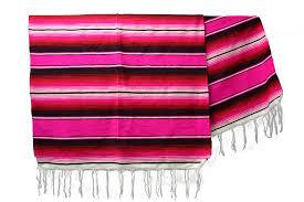 Genuine Mexican Sarape Blankets - Lots of Colours to choose-Sarapes-All Pink-Large-Hammock Heaven