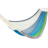 Mexican Hammock Traditional Navy Blue, & White Green-Mexican Hammock-Hammock Heaven