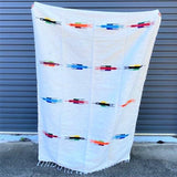 Mexican Rug Thunderbird - Cream - Mexican Rugs