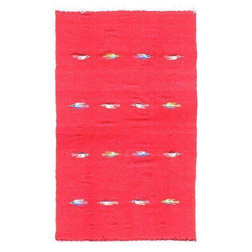 Mexican Rug Thunderbird - red - Mexican Rugs